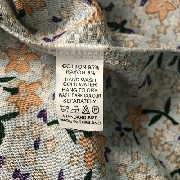 Zahara Babydoll Maxi Dress Womens XS Floral Smocked Fairy Beachy Vacation Summer - Picture 12 of 13